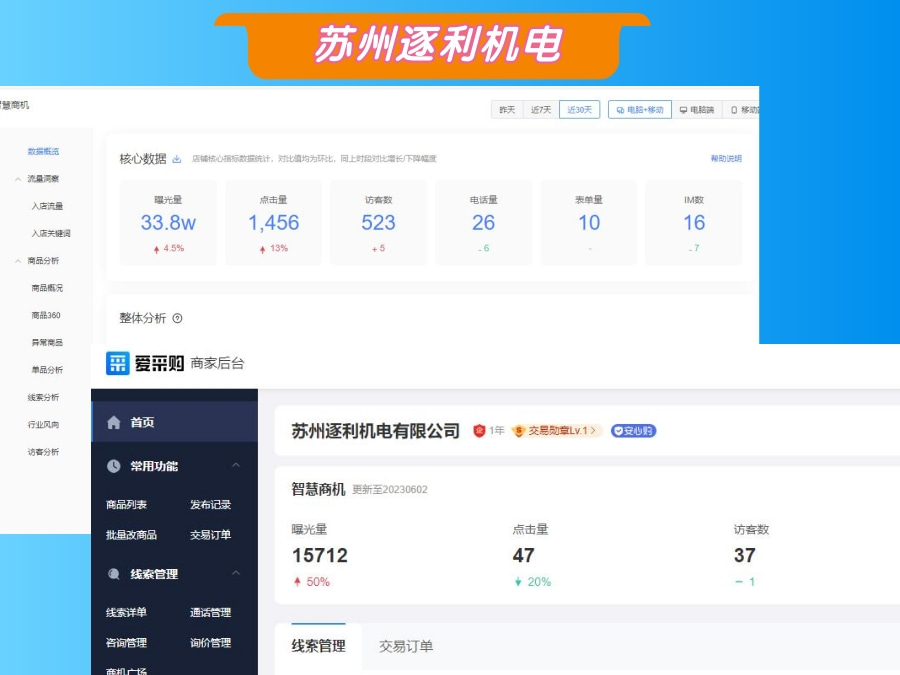 機電行業愛采購客戶